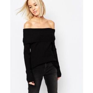 Club Monaco off the shoulder sweater